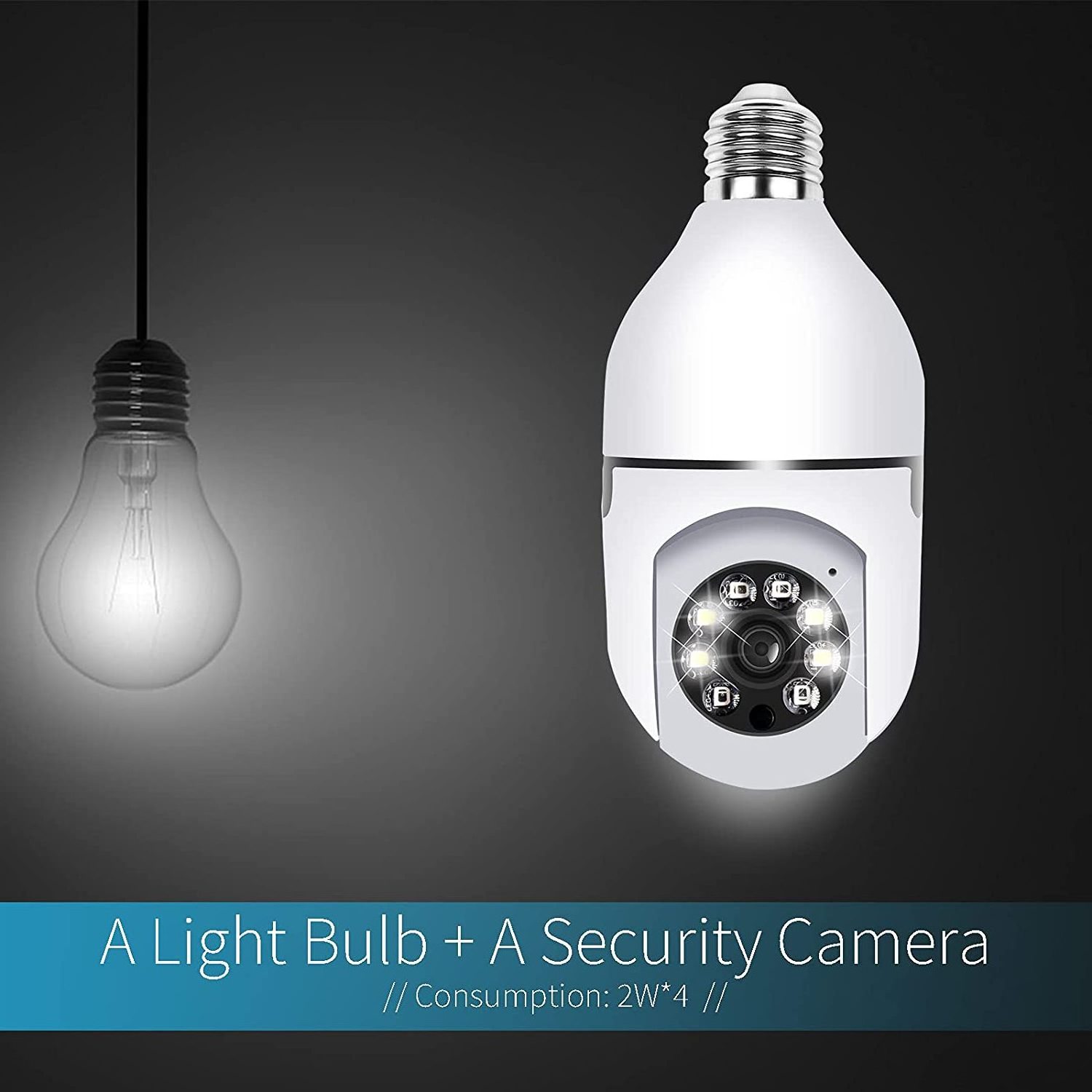 Tuya smart life 3MP Light Bulb Camera 360 Full HD 1080P wifi Night Bulb Vision Automatic Tracking Digital Indoor Surveillance