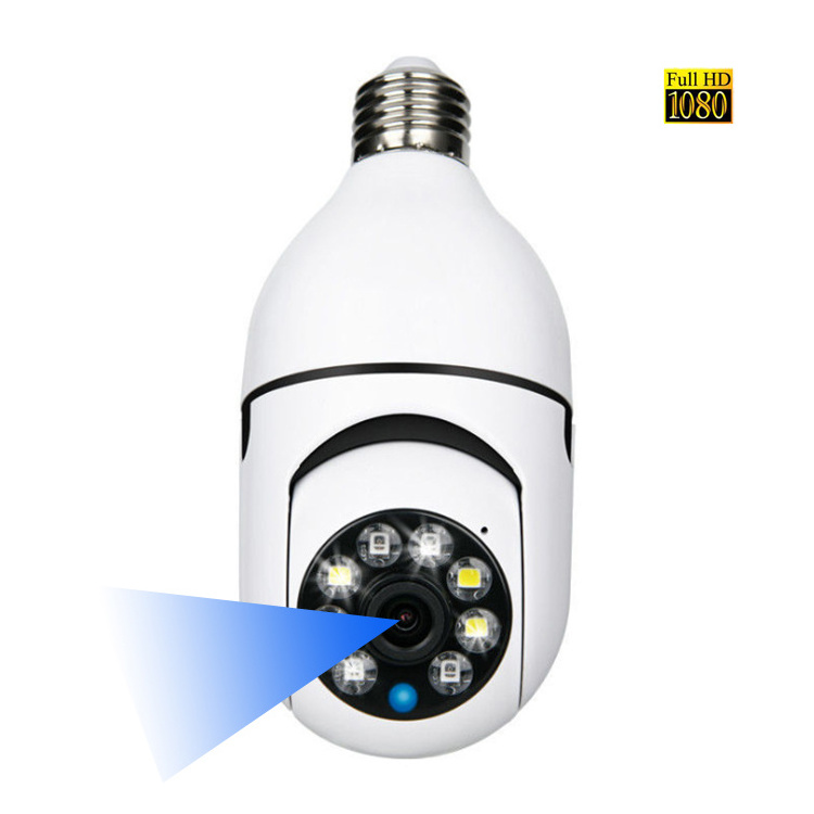 Bulb Camera Tuya smart life Night Vision WiFi dual band wifi 2.4GHZ 5GHZ Security IP Cam Human Tracking Video Surveillance