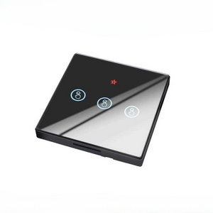 Smart Home 1 2 3 Gang Light Appliance RF 433Mhz Remote Control Glass Screen Wall Panel ASK Ev1257 Wireless Touch Switch