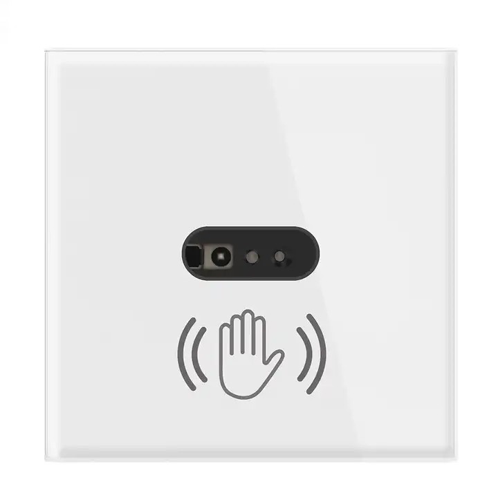 No Need To Touch Glass Screen Panel On Off EU US 110V 220V 10A Wall Light Infrared Hand Wave Sensor Switch