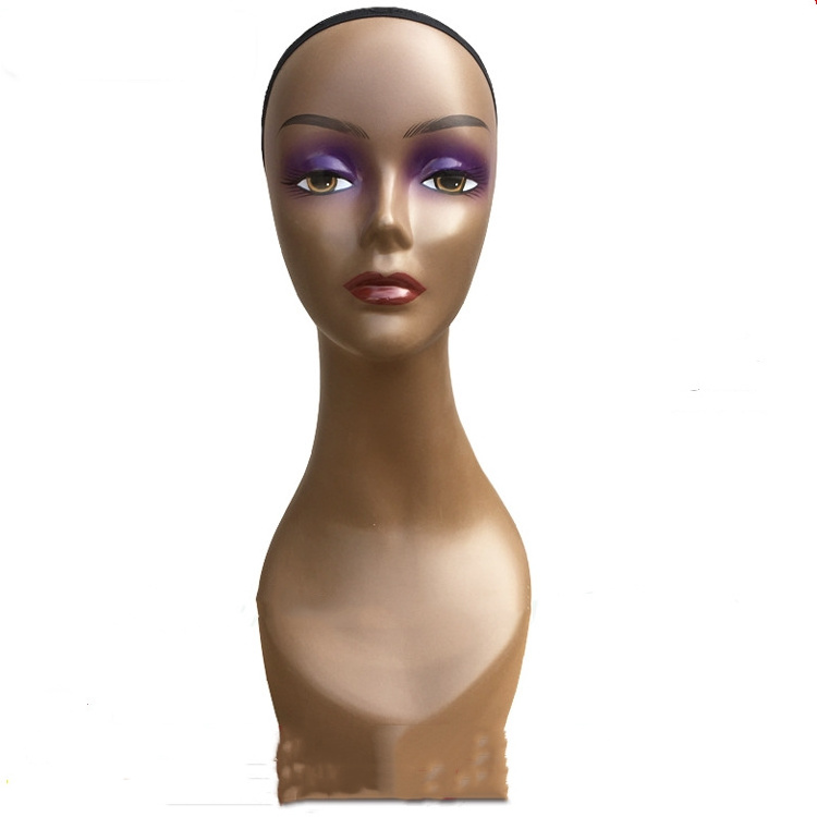 mannequin head brown skin cheap female mannequin head and shoulders mannequin head for makeup