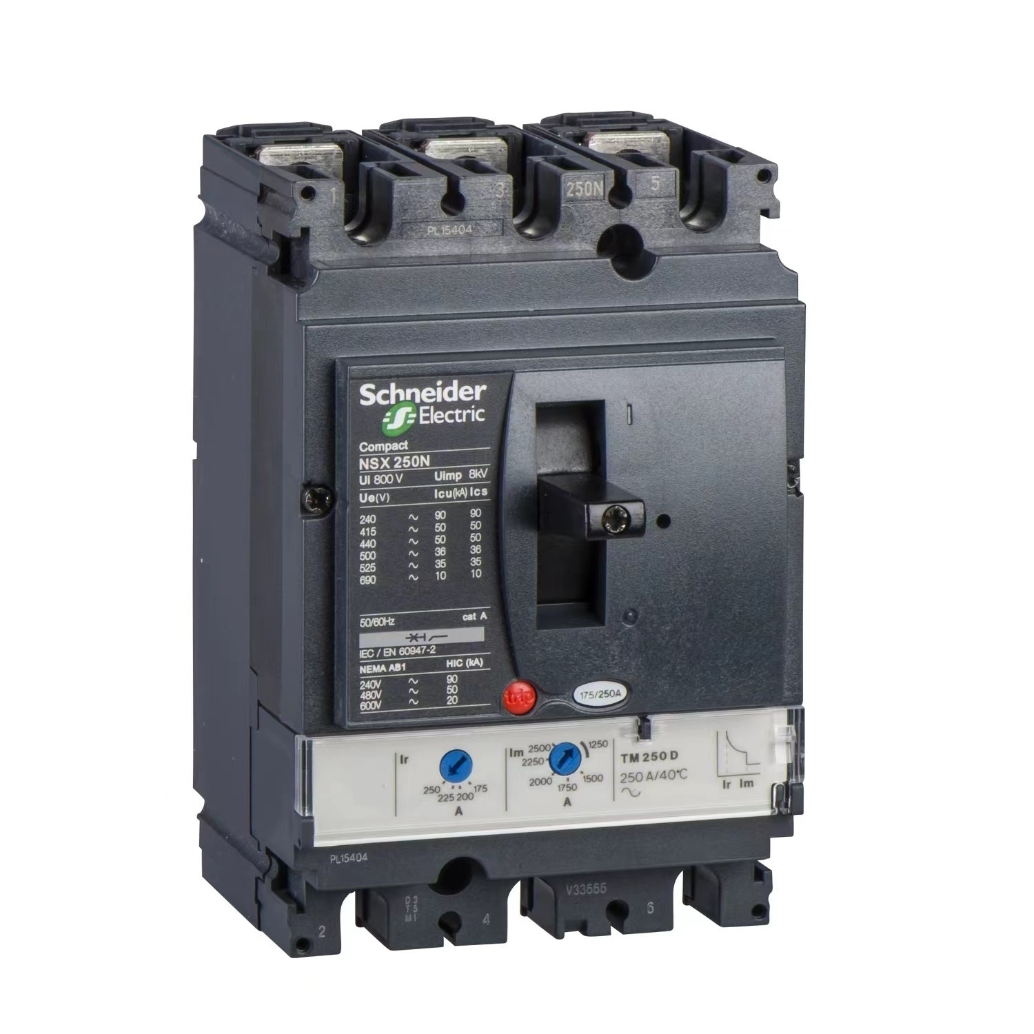 Industrial controls Molded case circuit breaker air switch NSX100F 3P3D TM100D LV429851 Circuit breaker