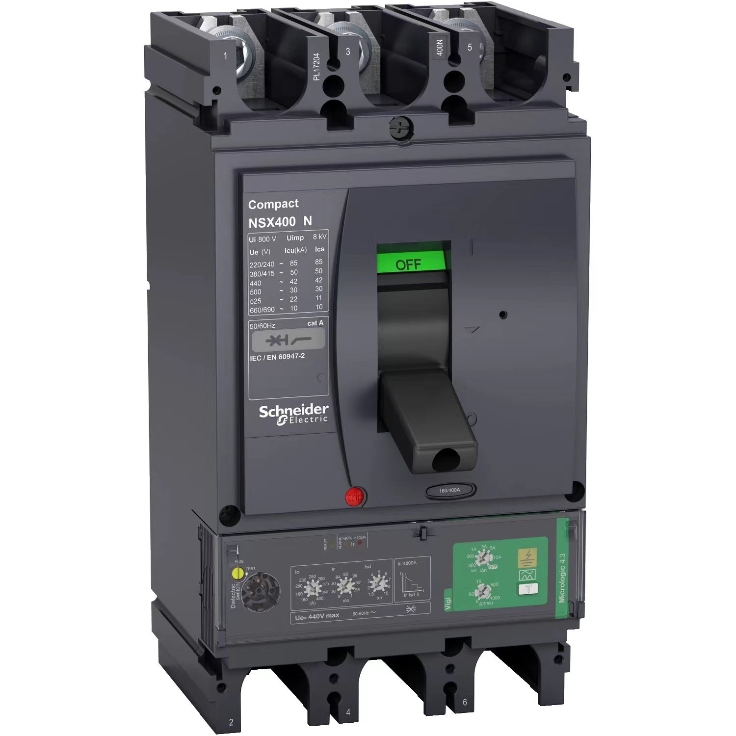 Industrial controls Molded case circuit breaker air switch NSX100F 3P3D TM100D LV429851 Circuit breaker