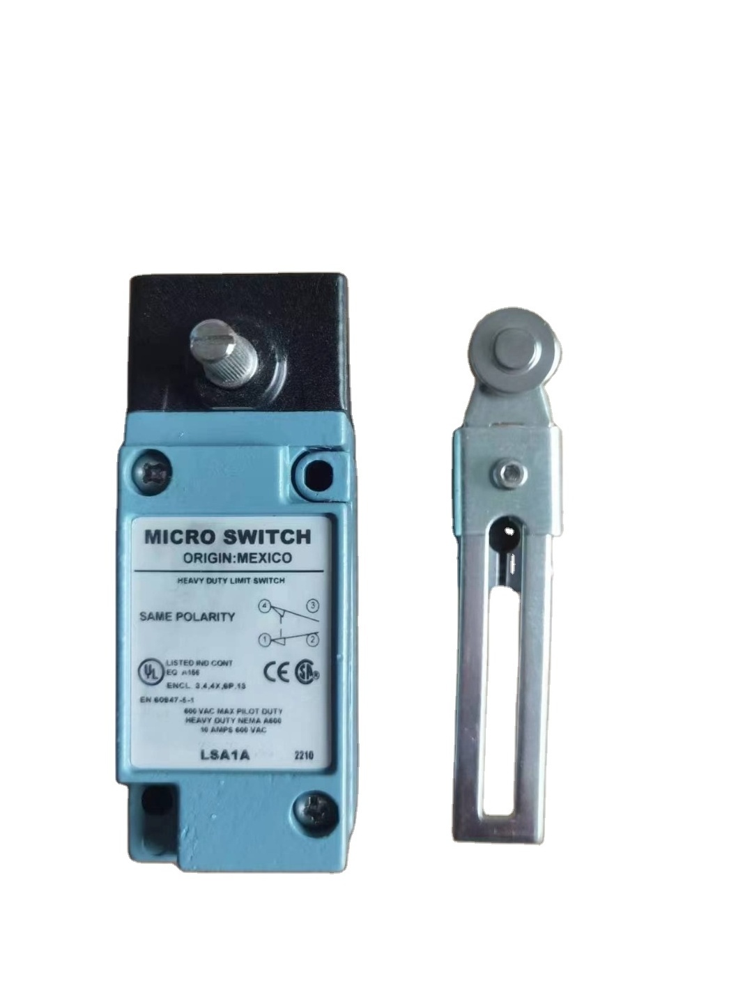 Honeywell HDLS Series Rotary Limit Switch, NO/NC, IP67, SPDT, Die Cast Zinc Housing, 600V ac Max, 10A Max  LSA1A