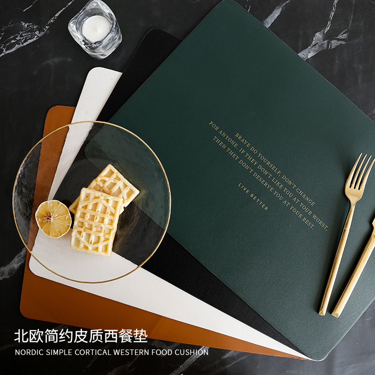 high quality PVC placemat plastic place/table mat