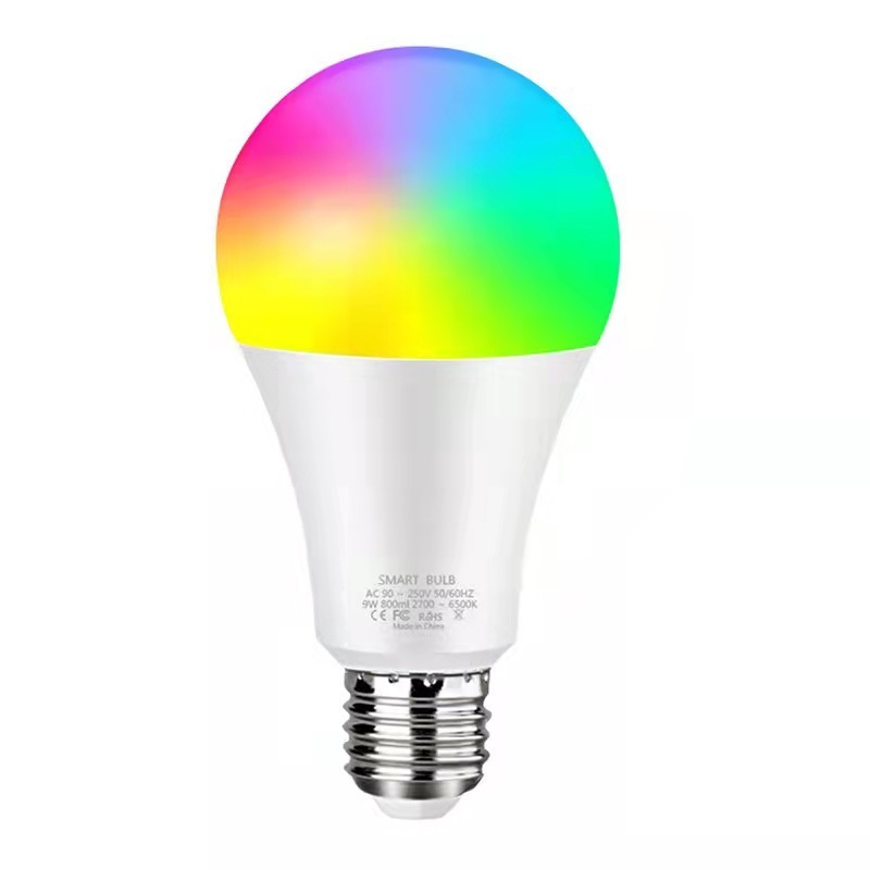 Amazon hot selling Smart led Wifi Bulb  RGB Compatible With Alexa and Google Assistant lighting rgb led bulb light