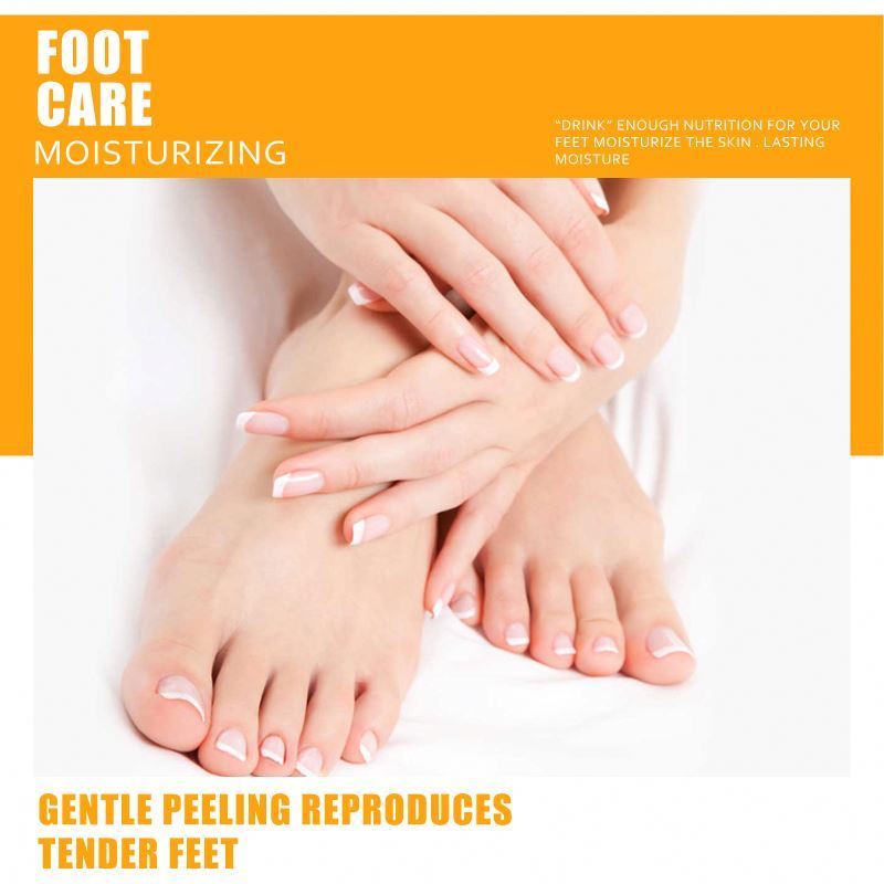 EELHOE OEM ODM Foot Peeling Spray Natural Orange Essence Pedicure Hands Dead Skin Exfoliator Mask Whiten Baby Foot Care Spray