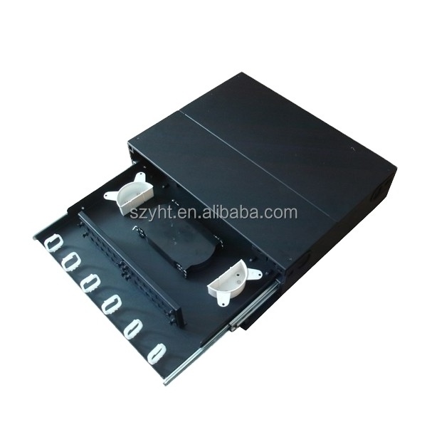 12 24 48 Port Sliding Out Fiber Optic Patch Panel 19