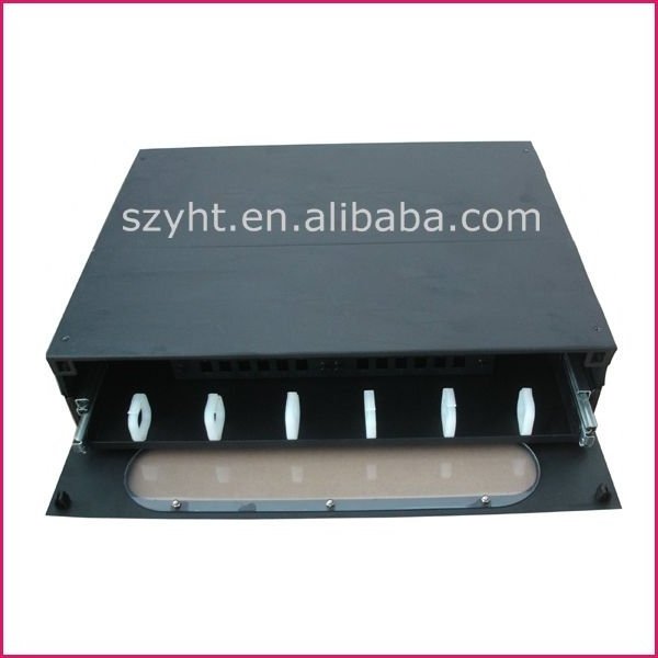 12 24 48 Port Sliding Out Fiber Optic Patch Panel 19