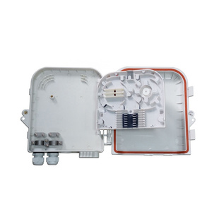 8 cores Fiber optic terminal box with lock for outdoor wall mount using in FTTH project