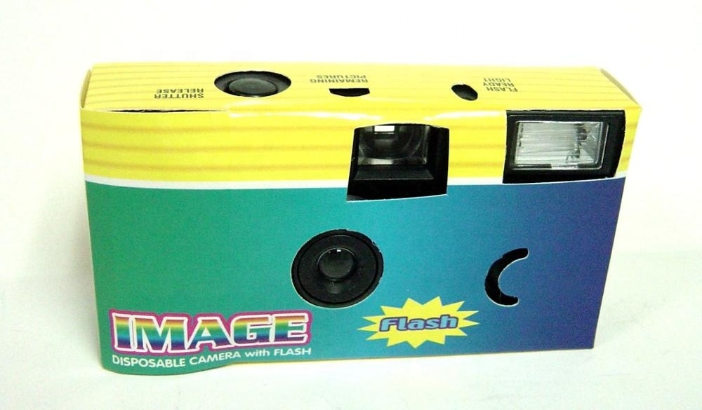 35mm Film With Flash Single-Use Disposable Camera