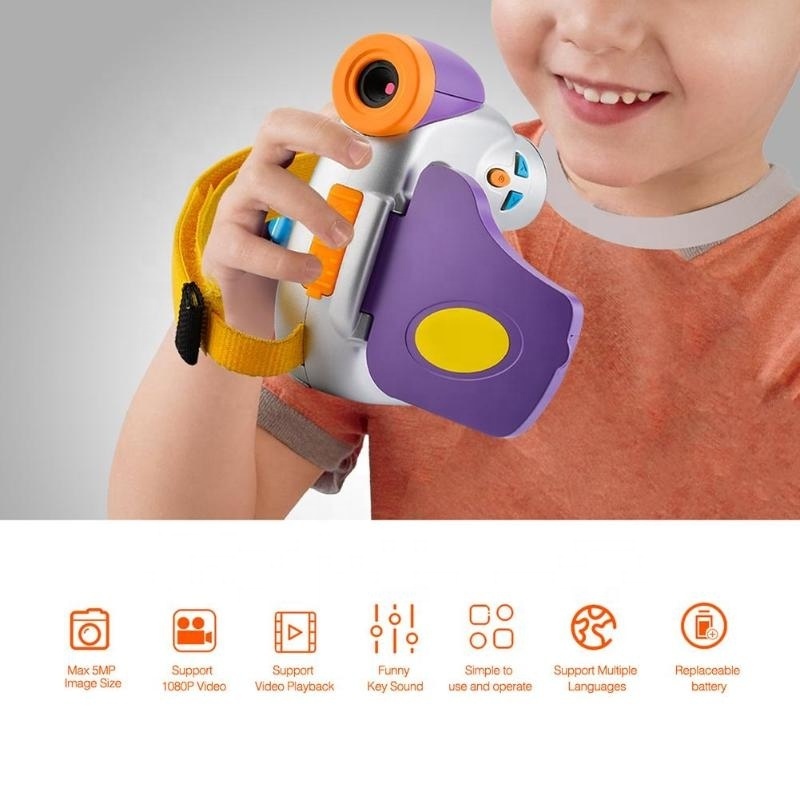 1.4 inch 5MP Children Camera Mini Digital Camera for Children Support Video Recording