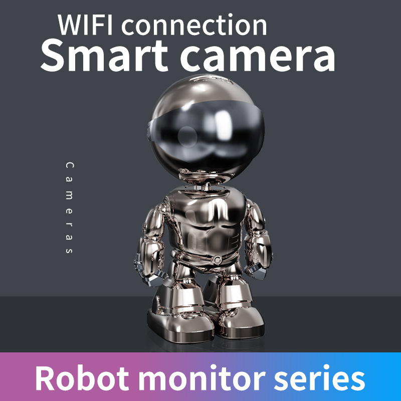 Yikoo Hotsale High Quality Cute Robot Security CCTV Camera 720P 1080P Smart IP Motion Tracking Robot WiFi Network Camera