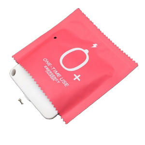 Micro Smart phone emergency charger One Time Use portable mobile Powerbank i phone disposable power bank