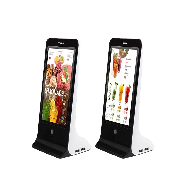 Top selling table advertising restaurant menu power bank light up power bank 1000amh