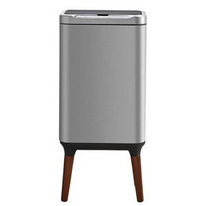 Stainless 25L Motion Detected  Can Garbage Bin For The Bathroom Smart Auto Dustbin Black Garbage Can Trash smart waste bins