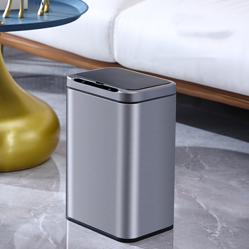 Smart Waste Bins Small Diaper Garbage Portable Table 13 Compartments Bathroom Trash Can Self-Sealing Self-Changing