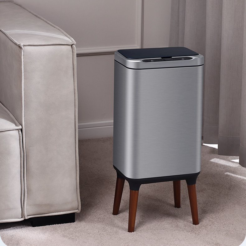 metal construction outdoor waste bin dustbin garbage bin hotor car foldable hotel trash bin can 13 gallon kitchen