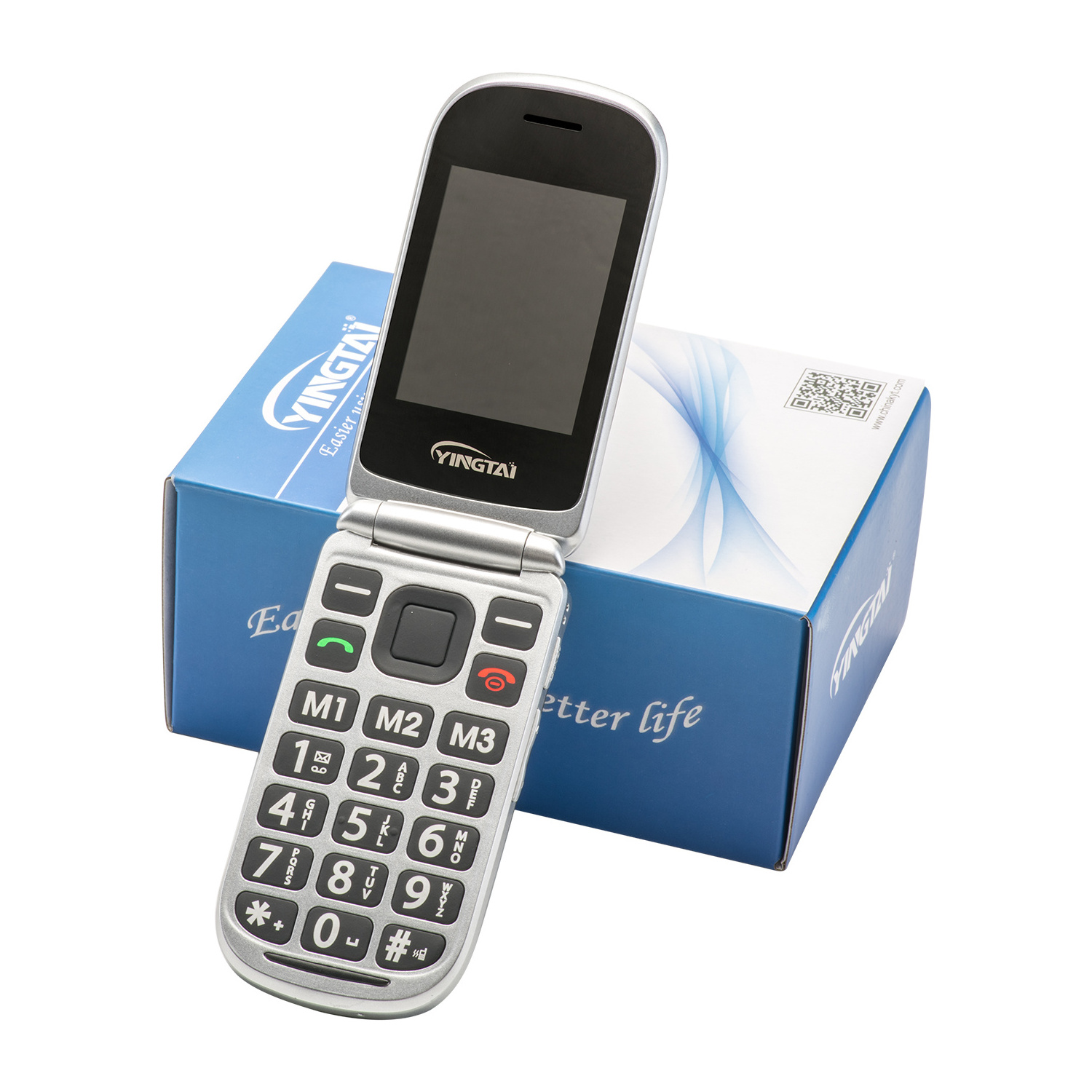 oem 3g large keypad mobile phone with sos, M1, M2, M3 speed dial buttons