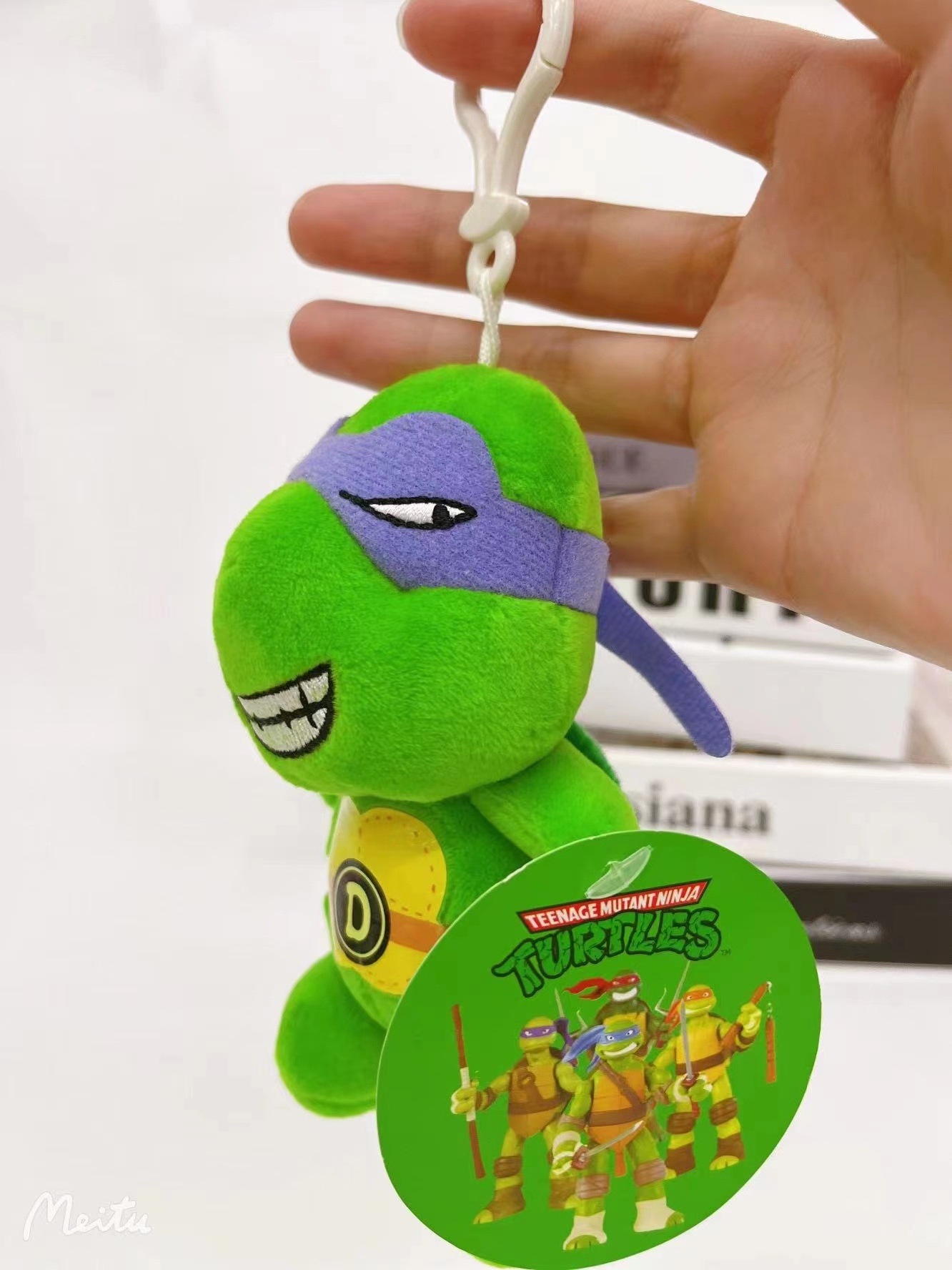 Factory Direct Sales Q Version 10cm Ninja Turtles Stuffed Animal Toy Doll Stuffed Plush Pendant Keychain