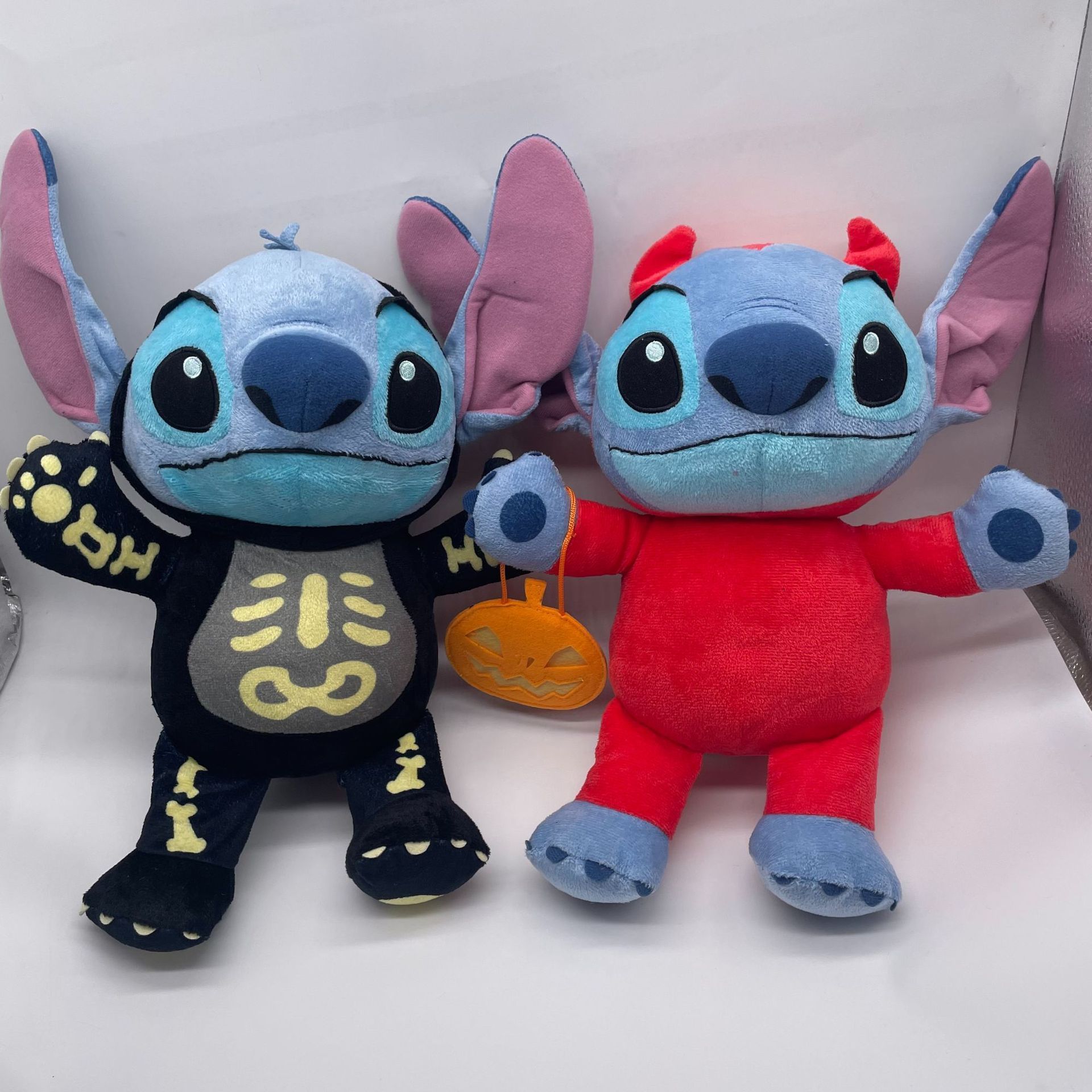 35cm Original High Quality Easter Style Skeleton Stitch Plush Toys Stuffed Animals Soft Toy Stitch Stuffed Toys for Kids