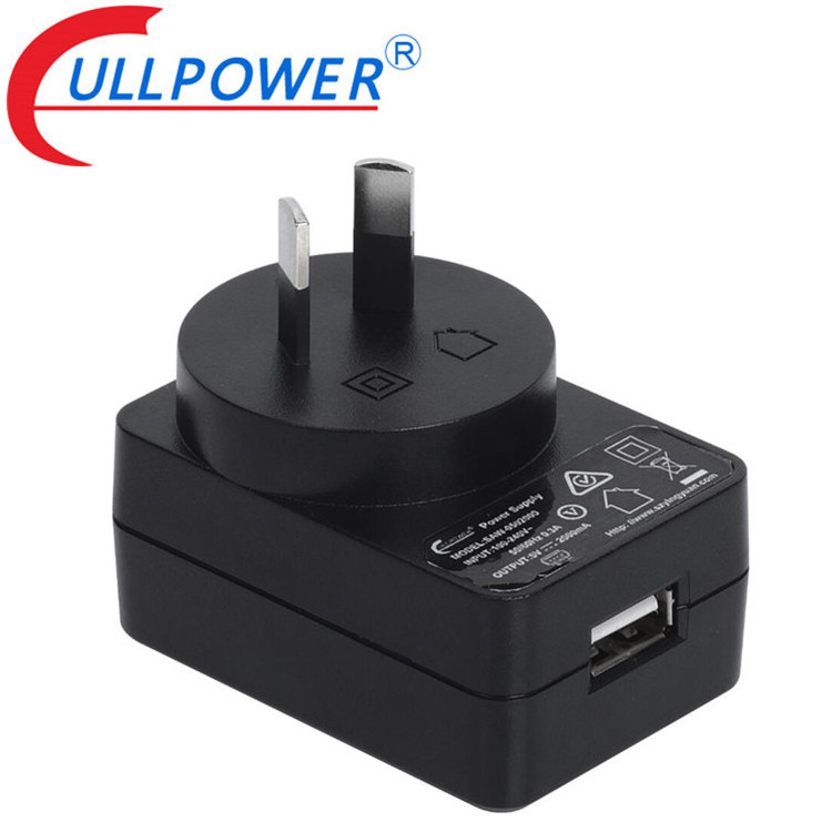 12W intertek charger yingyuan electronics fullpower brand travel wall power adapter supply