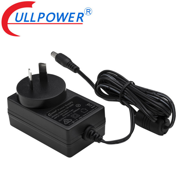 LEVEL VI 24V 800mah 0.8a 19.2W switching ac dc power adapter input 100 240v ac 50/60hz