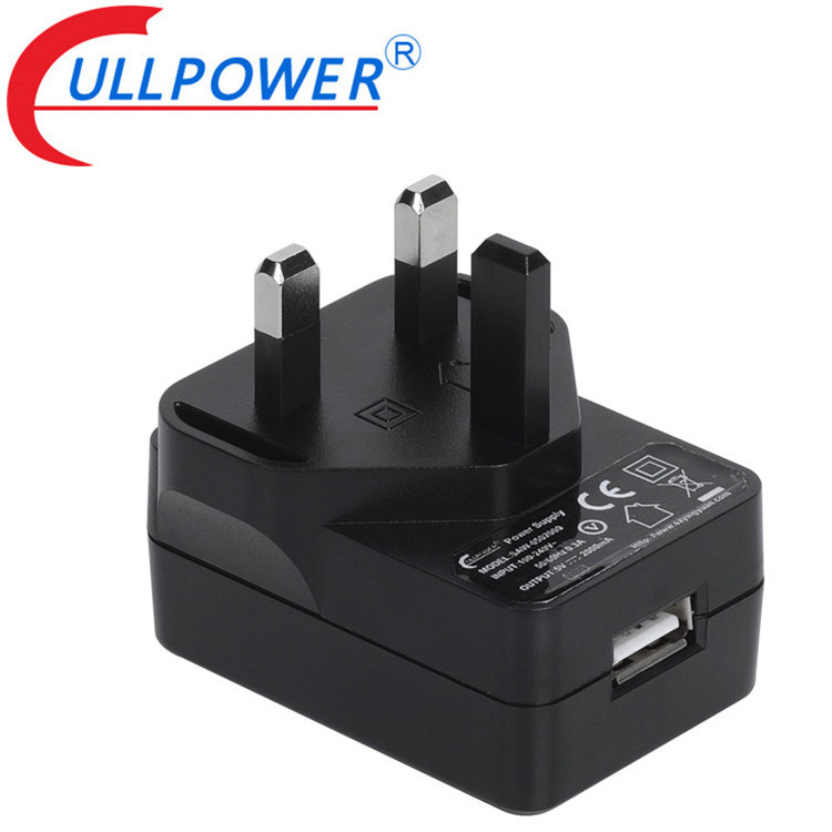 12W intertek charger yingyuan electronics fullpower brand travel wall power adapter supply