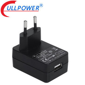 12W intertek charger yingyuan electronics fullpower brand travel wall power adapter supply