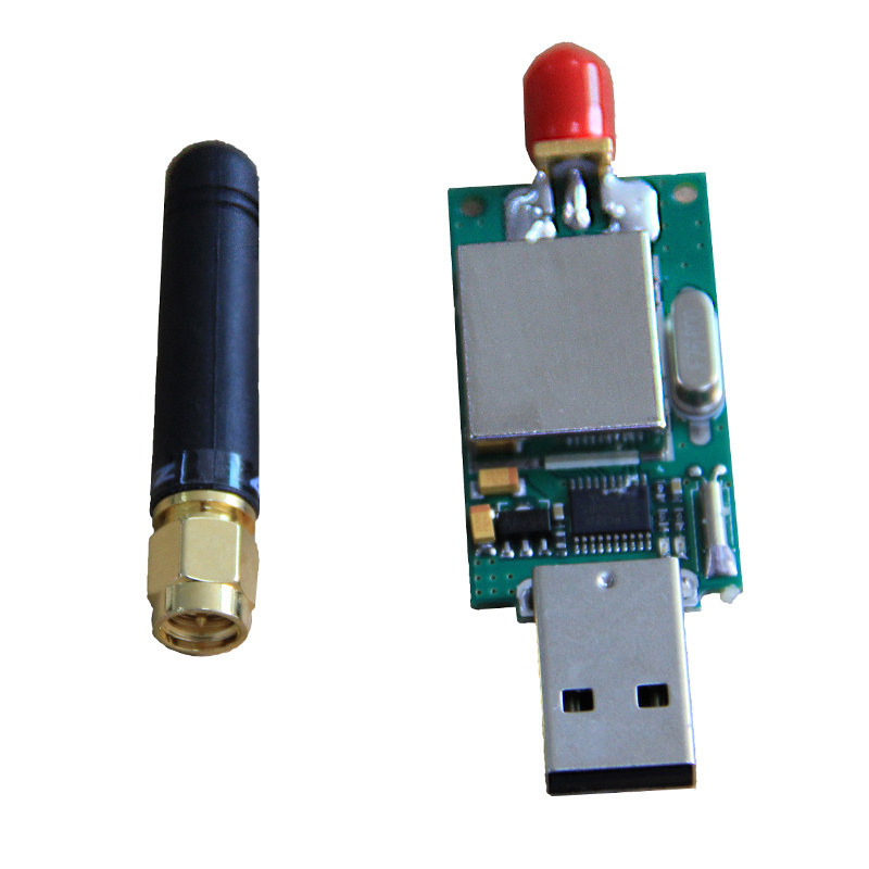 C10U 300m 433Mhz 50mW Remote GFSK Data Transmitter and Receiver Module, RS232 / RS485 / TTL / USB RF Wireless Transceiver Module