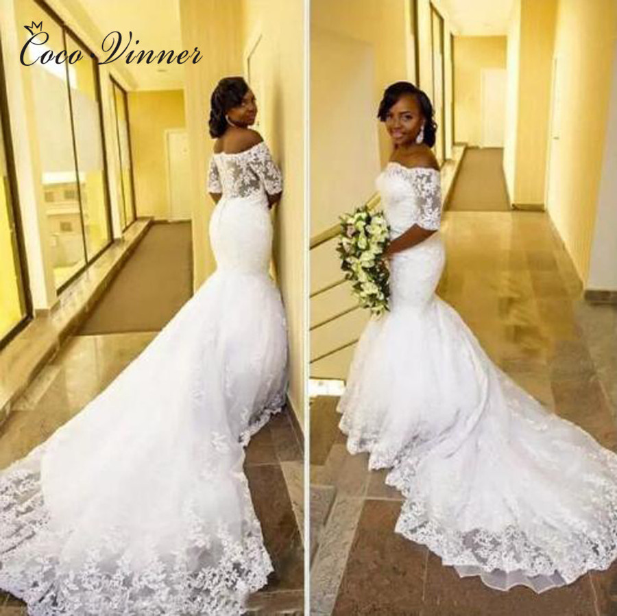 New special design exquisite peplum luxury latest bridal gown mermaid wedding dress