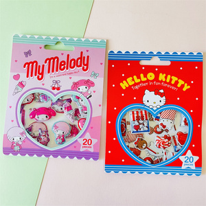 new arrival 3D cute decorative stickers creative cheap price kawaii diy sticker candy version kitty melody cartoon sticker