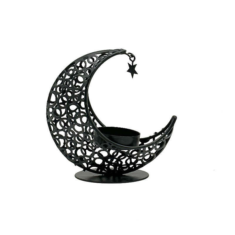 Hot Selling Artistic Sense Candle Warmer Candlestick 3D moon candle cup movie props bedroom living room decoration Candlestick