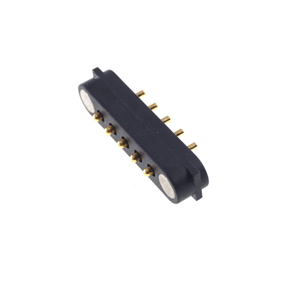 Factory Supply Rated Current 2A Connector Mating Usb Cable Charger 5 Pin Pogo Pin Magnetic Connector