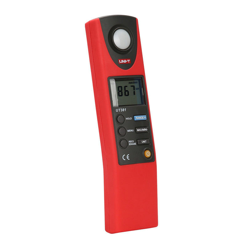 UNI-T UT381 Automatic Measuring Light Intensity Meter Manual Range Illuminance Handheld Meter Usb Data Transmission Industry Use