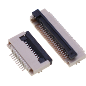 YZ FPC FFC  Connector contact point in bottom side  0.5MM pitch Backflip type H=2.0mm  4-60Pins  ZIF SMT for PCB Connector