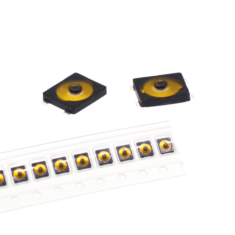 YZA-049 3*2.6*0.6MM 4Pin patch Contact membrane switches with point Inline control Bluetooth headphone volume buttons