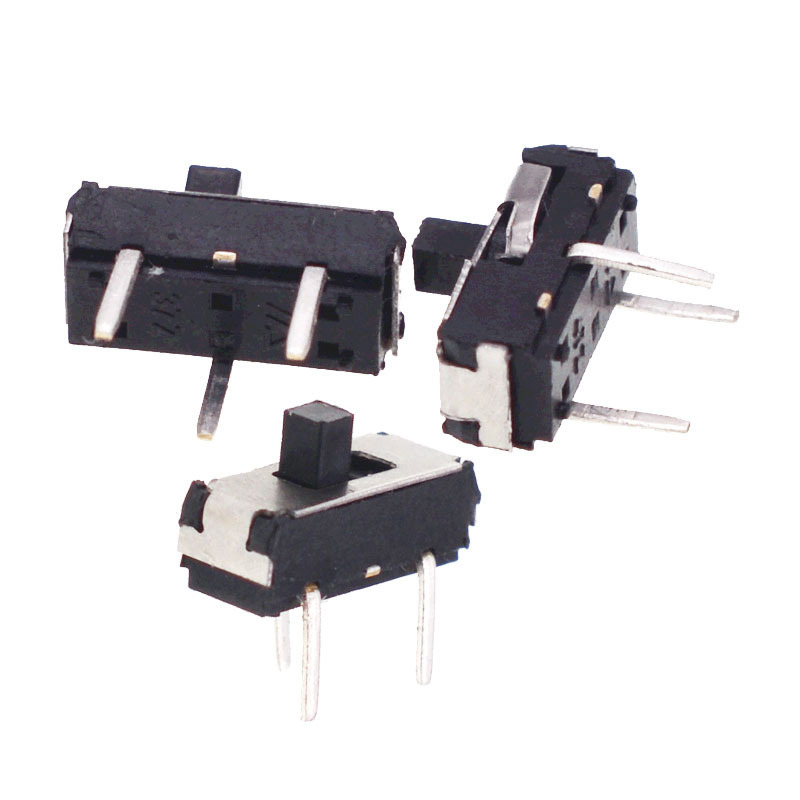 MSS12D16 2P2T Slide Switch 2 Position MSS-12D16 DIP Miniature Switch 3 Pin Handle Height 2.0mm/3.0mm/4.0mm