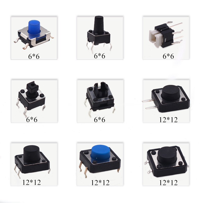 YZ Tact Switch  3*6  4*4  4.5*4.5  6*6  12*12  series and  Self-locking/non-locking switch and limit switch