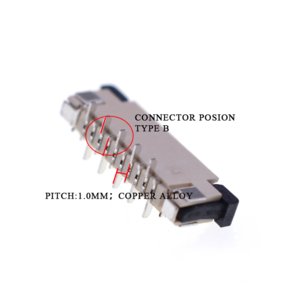 YZ FPC FFC  Connector  1.0MM pitch SMT Pull out  type   4-60Pins  ZIF SMT for PCB Connector