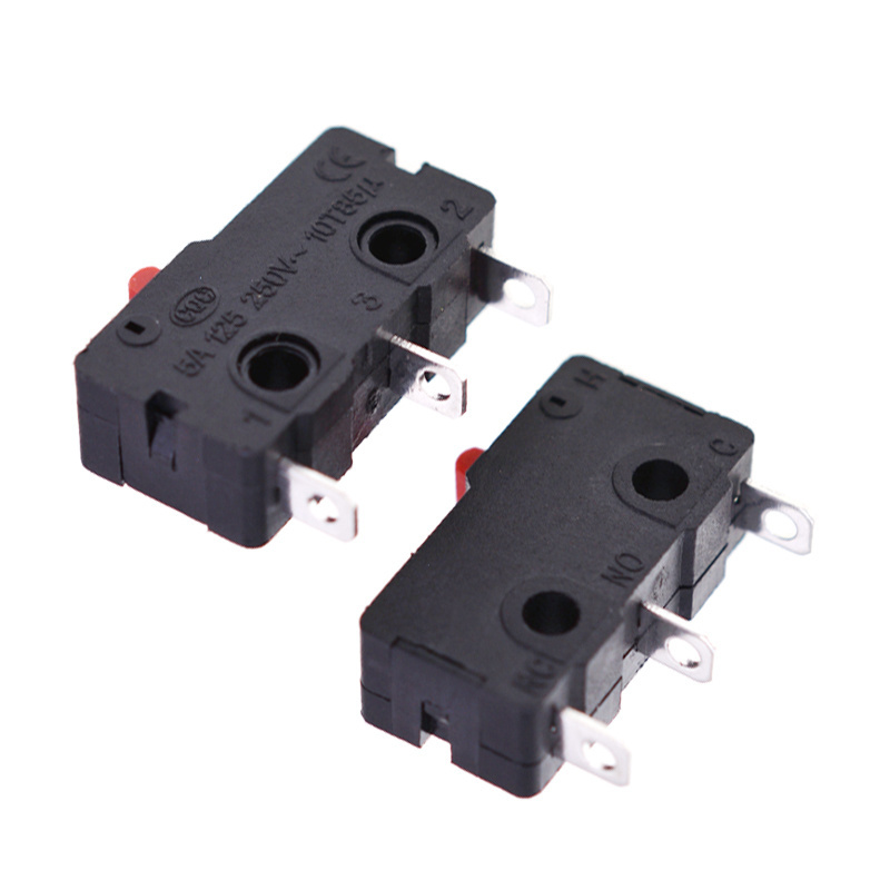 YZC-007 Mini Power Travel Switch 3 Pin Limit Switch Left Turn Right Turn Micro Limit Switch For Mouse 1NO1NC 3 Pin Momentary