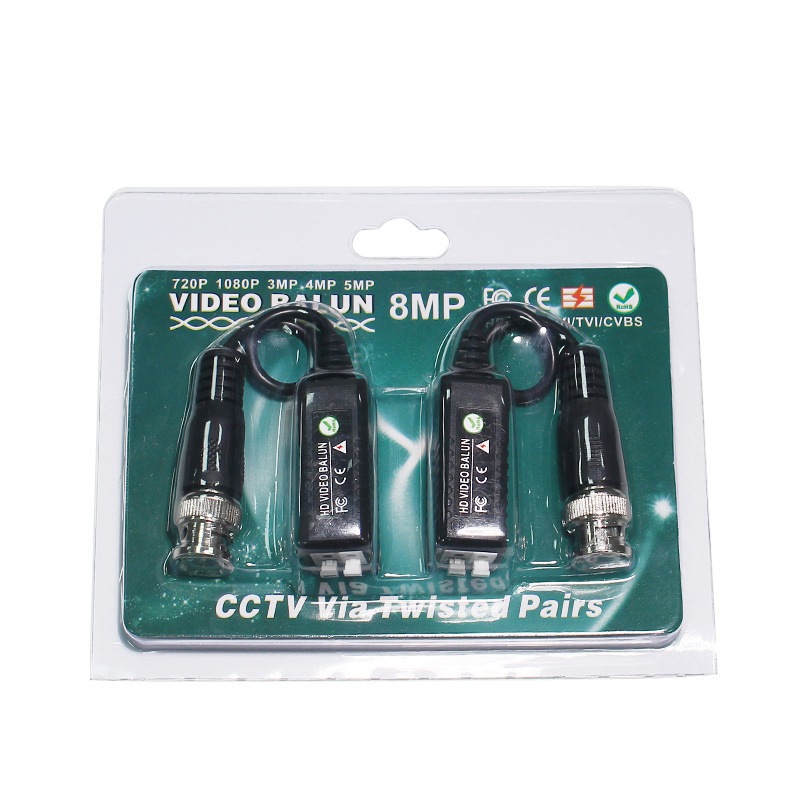 CCTV Security Signal Amplifier Coaxial Cable Video Transmitter Balun lightning protection video balun transmission