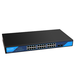 24 port gigabit ethernet switch network switches with sfp ports