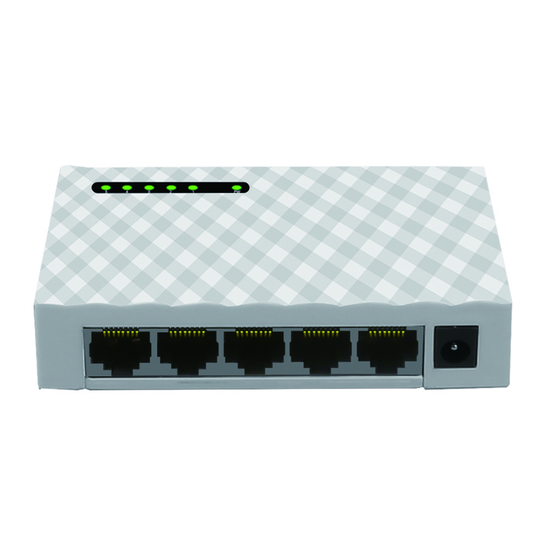 10/100/1000M 5 Port Gigabit Ethernet Switch RJ45 Lan Hub For Office