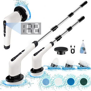 Dish washing gun electric spin scrubber 360 cordless powerful magic brush 7-in-1 handheld kitchen electric cleaning brush