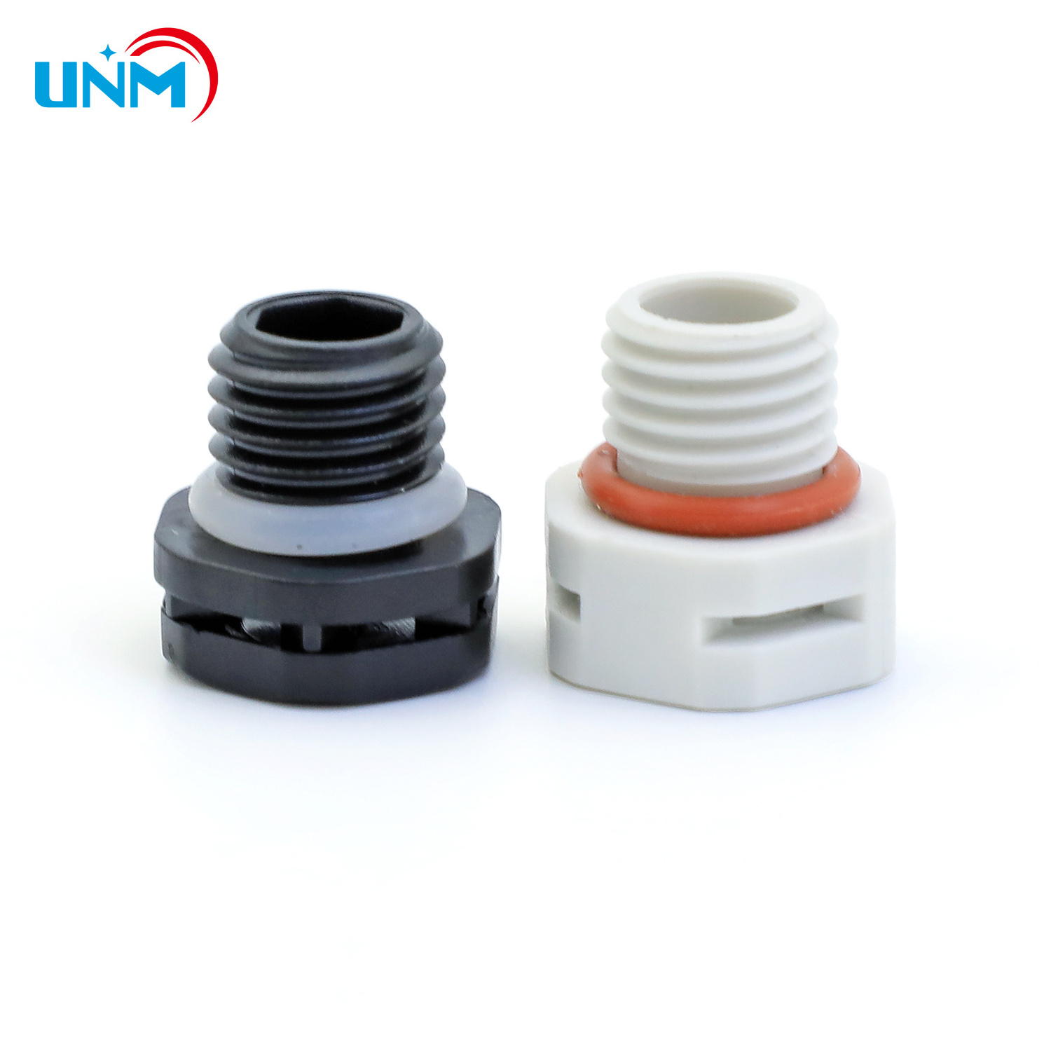 UNM Air Vent Plug Valve M12 Breather  ptfe Membrane Vent M12 Black Waterproof Breathable Screw Valve