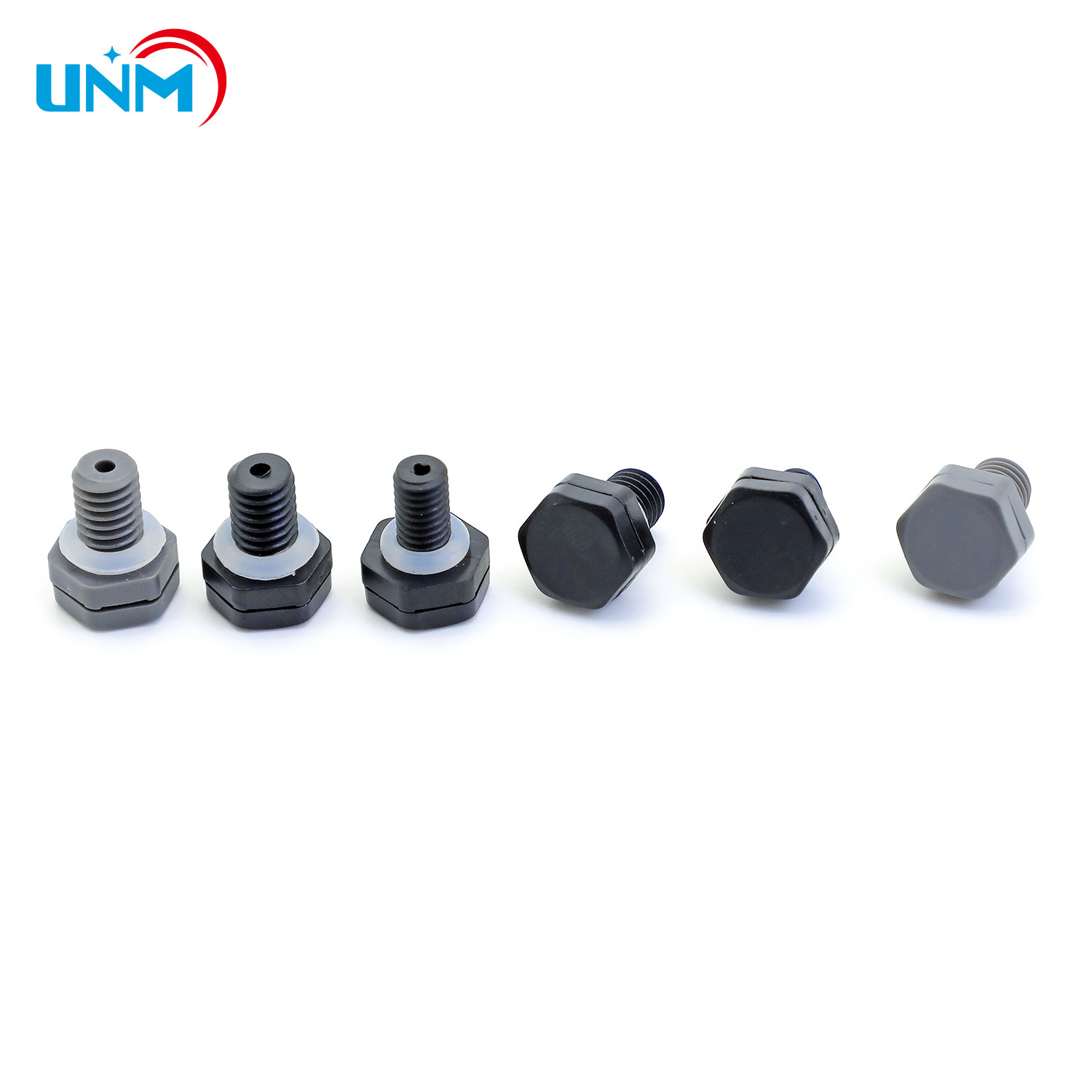 UNM Air Vent Plug Valve M12 Breather  ptfe Membrane Vent M12 Black Waterproof Breathable Screw Valve