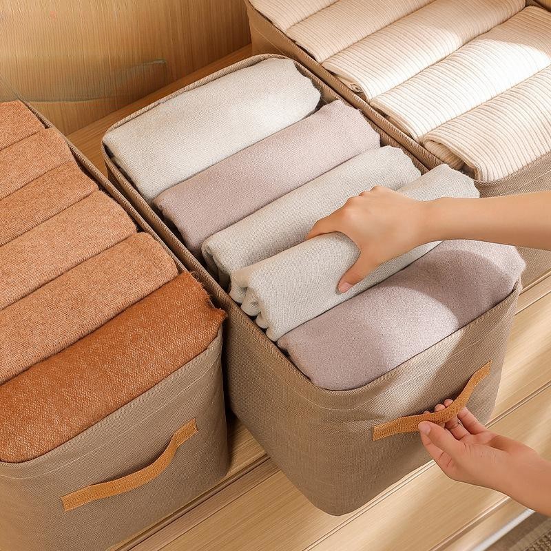 Hot Selling Clothes Organizer Cloth Storage Box Wardrobe Drawer Organizer Clothes Pants Jeans Storage Box