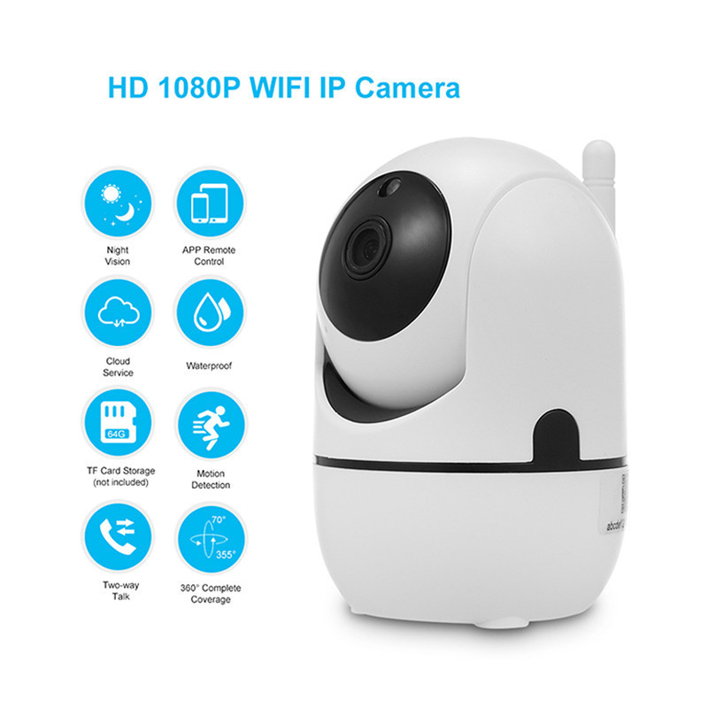 Wireless WIFI Camera Mobile Remote 360-degree CCTV Automatic Tracking Monitoring Alarm Baby Monitor Camera