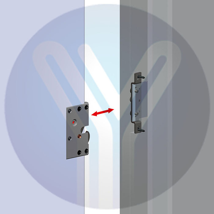 Sliding Rail Door and Window Dedicated Electric Hook Lock  YEH-210